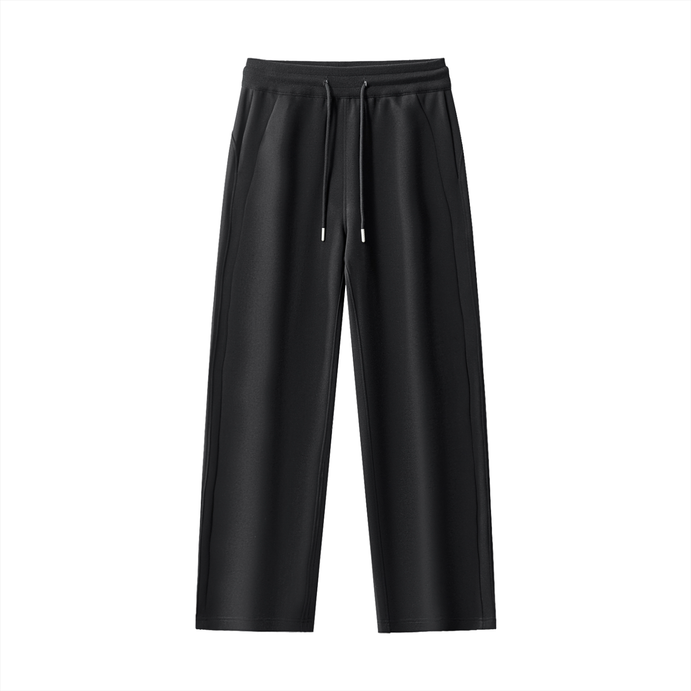 CLAIRE DRAWSTRING STRAIGHT-LEG SWEATPANTS
